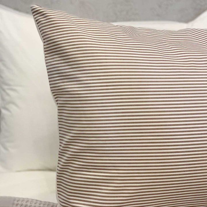 ACTIL RE-Loved Pillowcase Mocha stripe