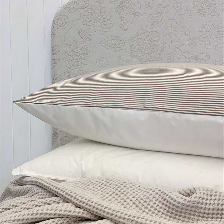 ACTIL RE-Loved Pillowcase Mocha stripe