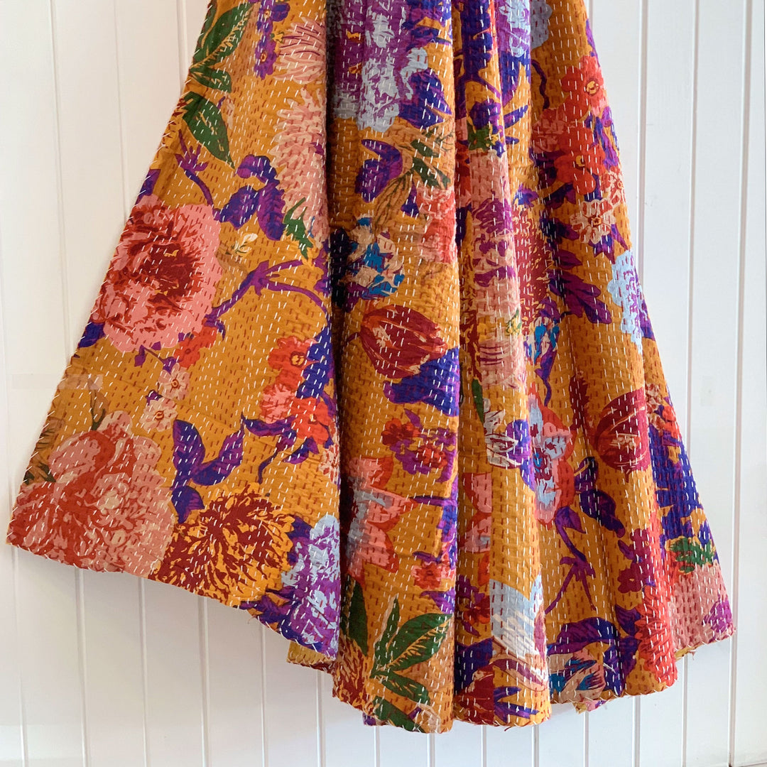 Cotton Kantha quilt Safi