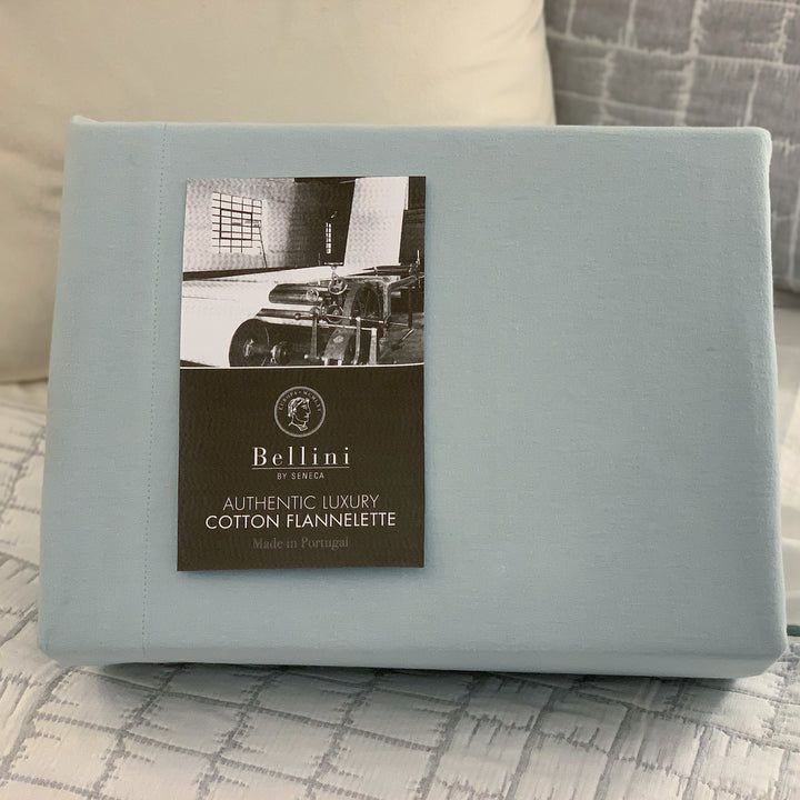 Bellini Flannelette Sheet Sets King Single duck egg