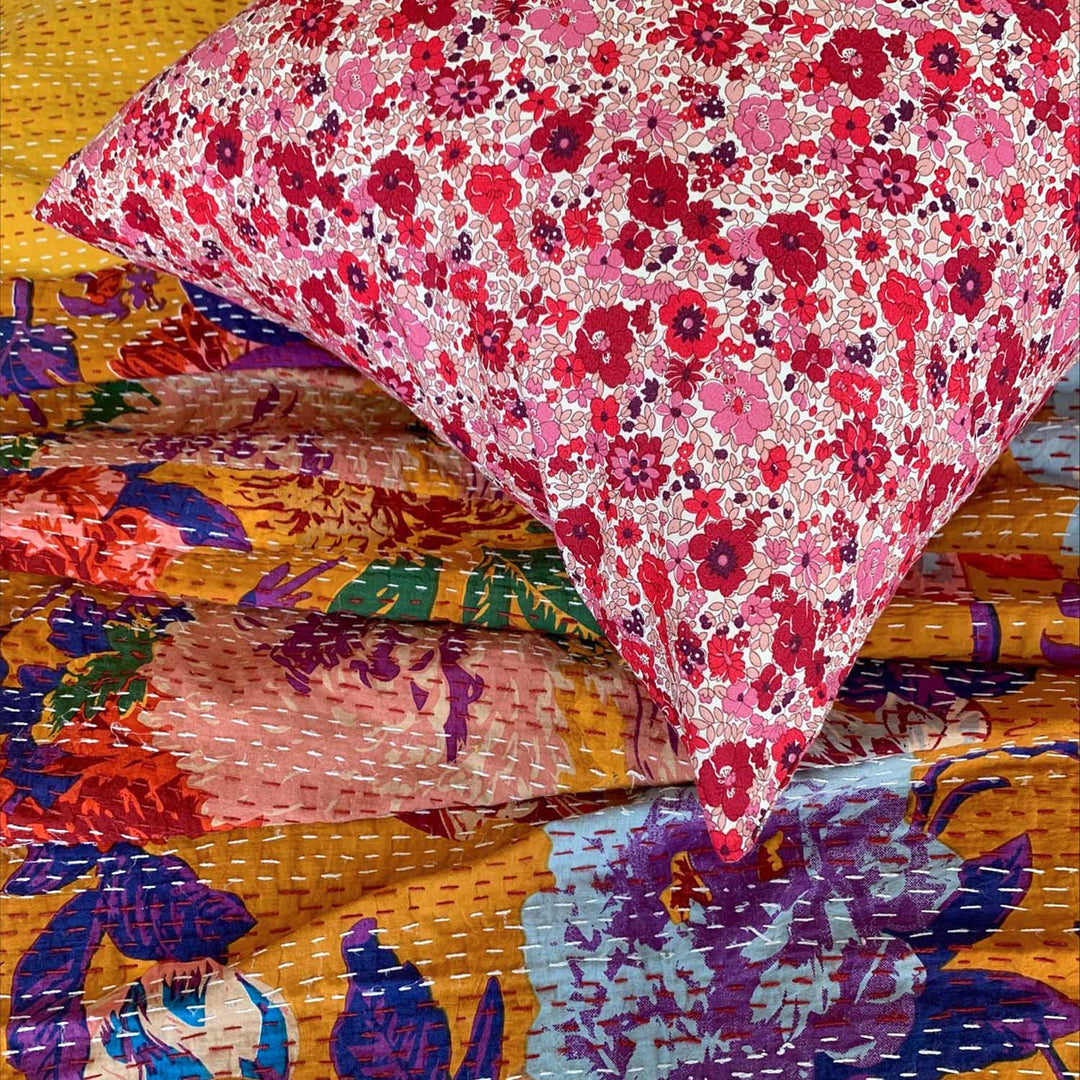 Cotton Kantha quilt Safi