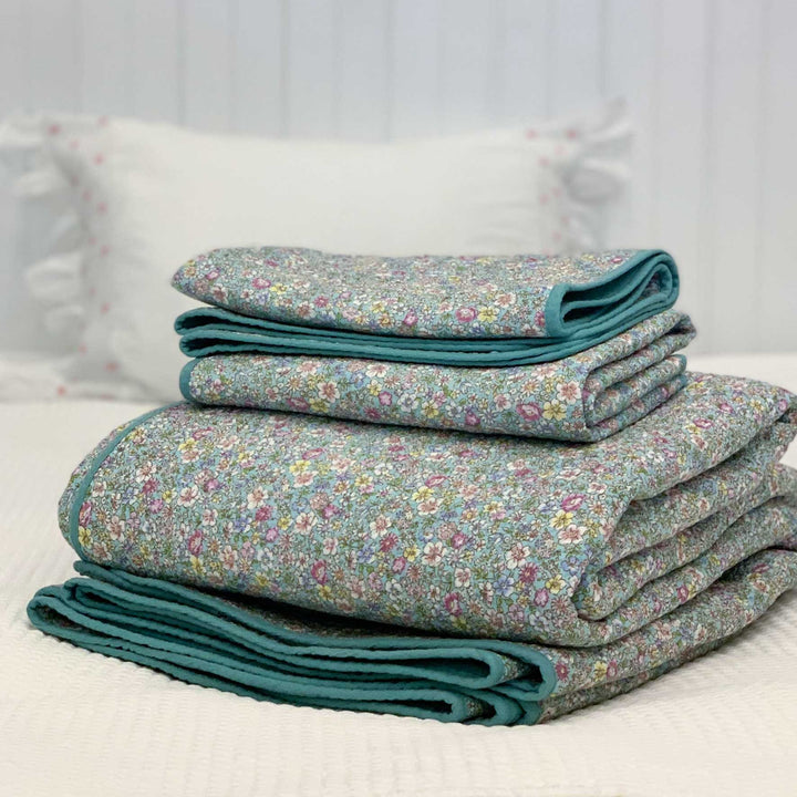 Maya cotton quilted Coverlet Set