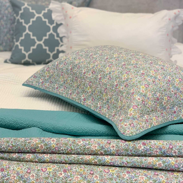 Maya cotton quilted Coverlet Set