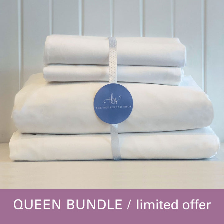 ACTIL Commercial Queen cotton Sheet Bundle