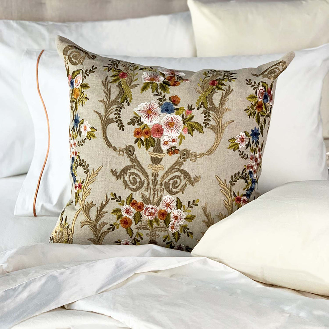 Linen Versailles Cushion natural