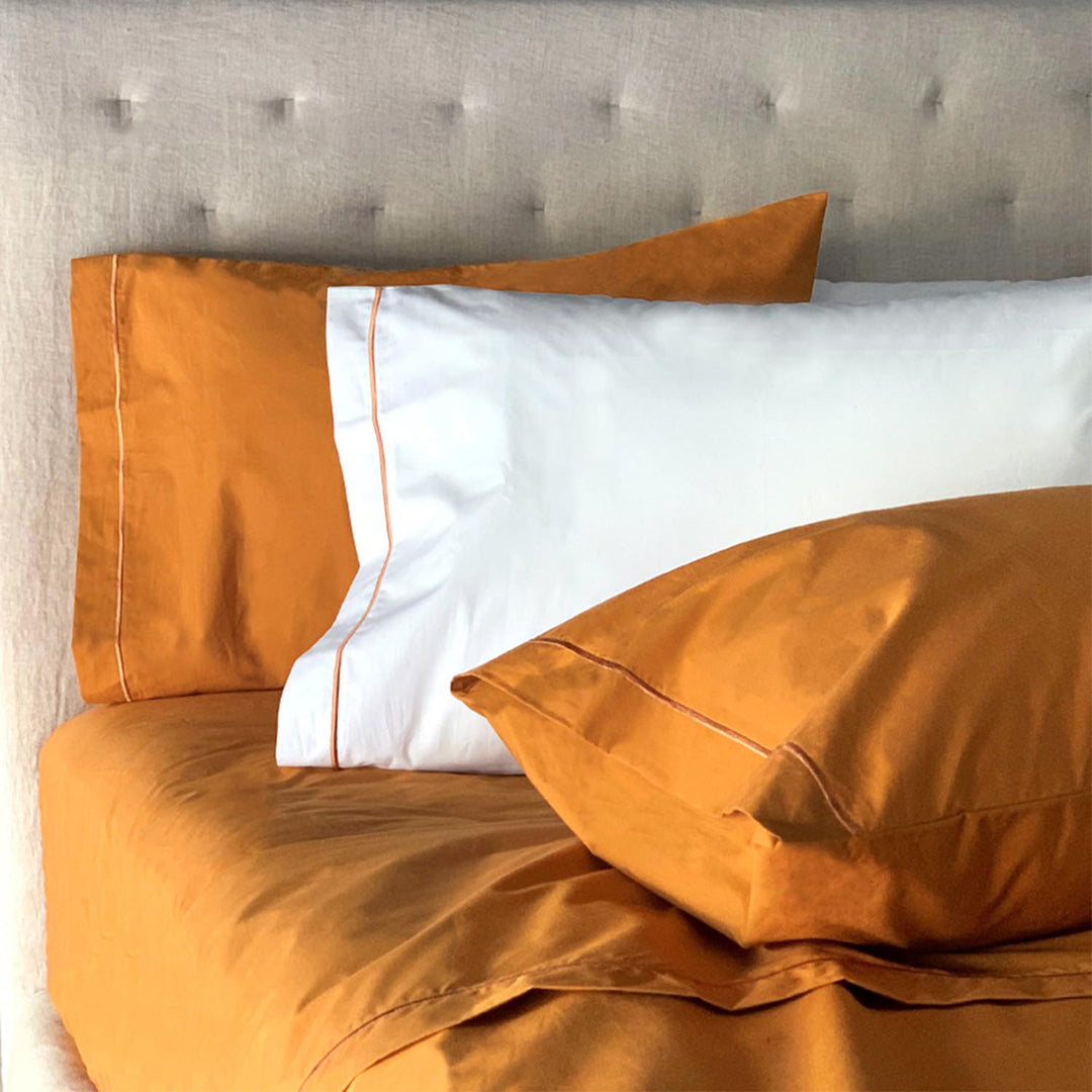 Egyptian Cotton Flat Sheet Rust