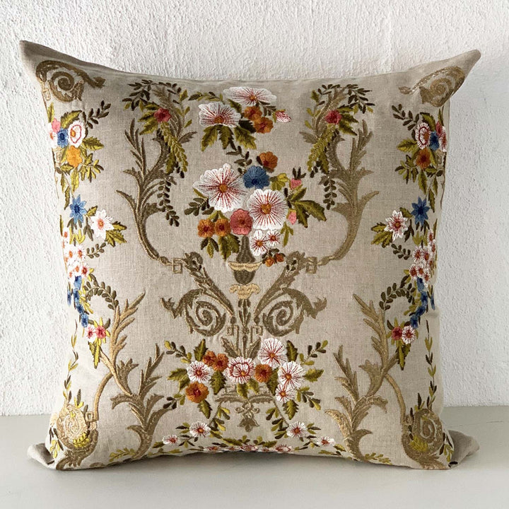 Linen Versailles Cushion natural