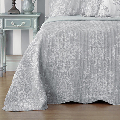 Bianca Florence Grey Bedspread Set