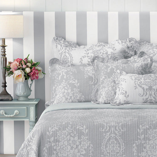 Bianca Florence Grey Bedspread Set