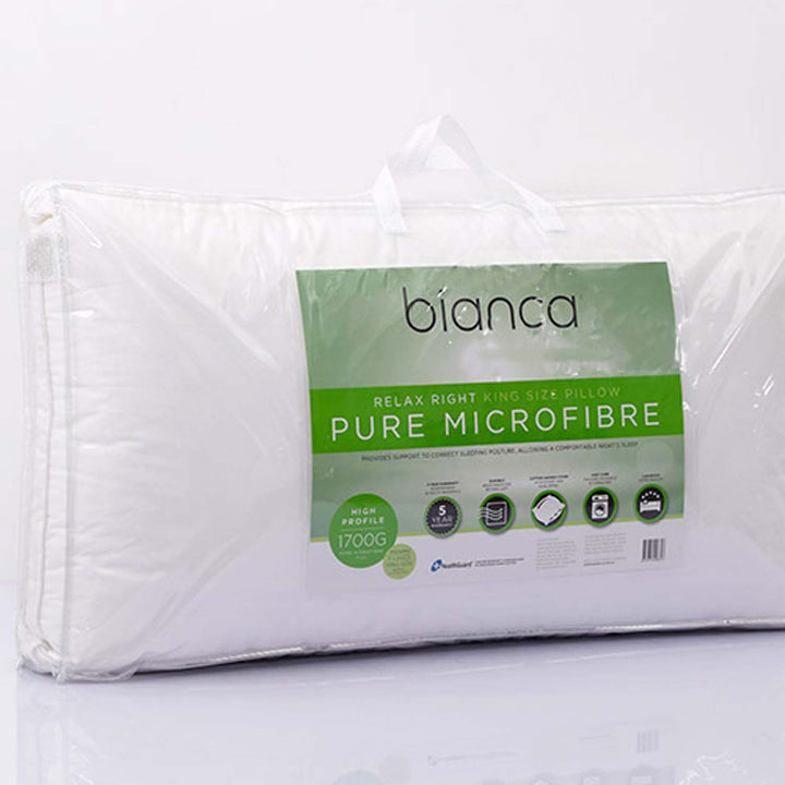 Bianca Relax Right Microfibre KING Pillow