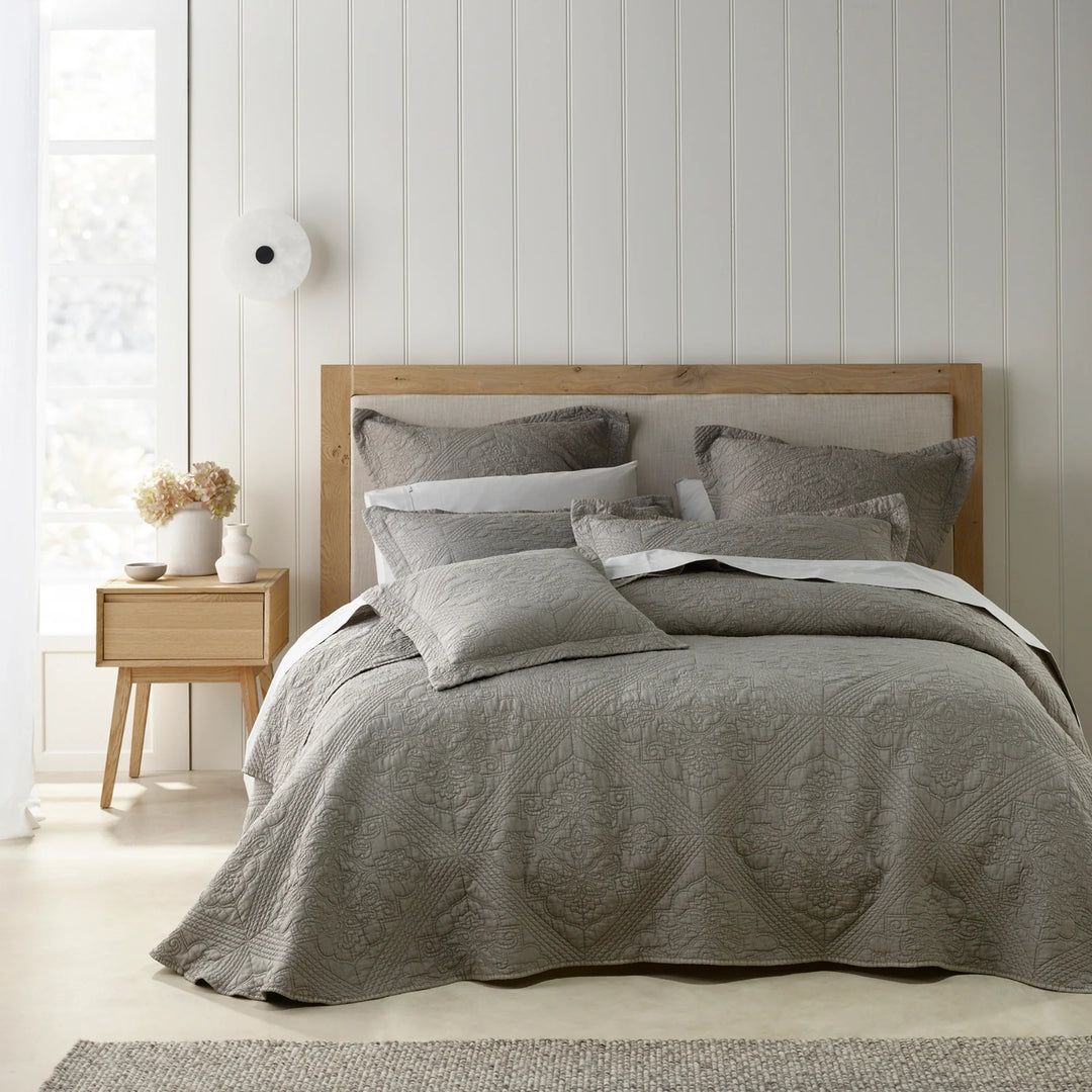 Bianca Zaria Taupe Bedspread Set