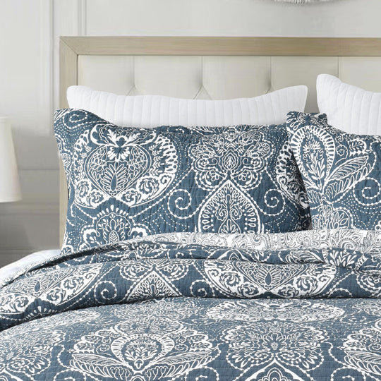 Kasbah Cotton Quilted Coverlet