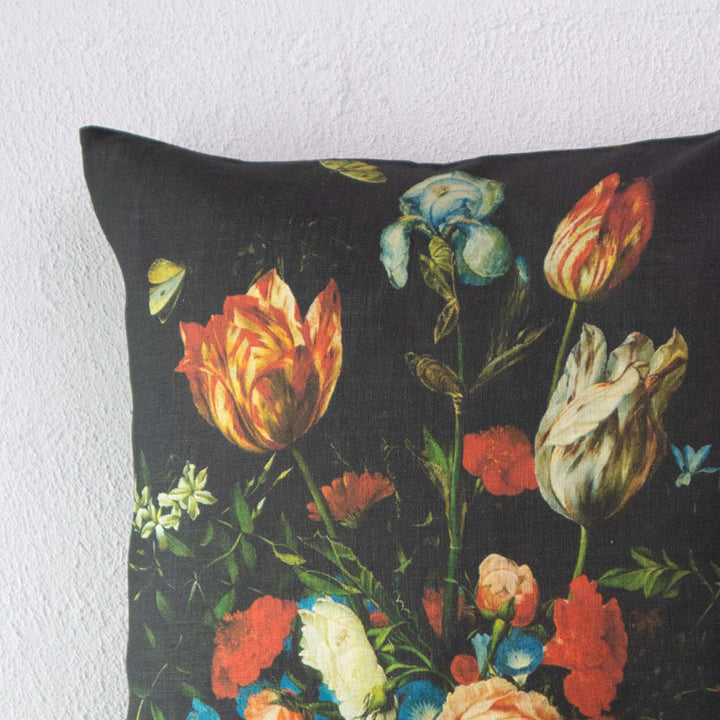 Tulips Linen Cushion cover