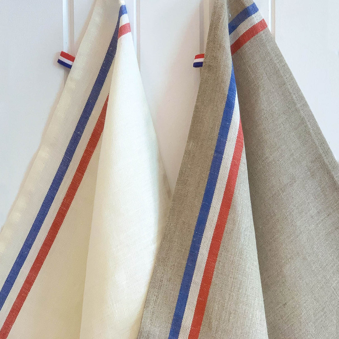 French Tricolore Tea Towels The Bedspread Shop