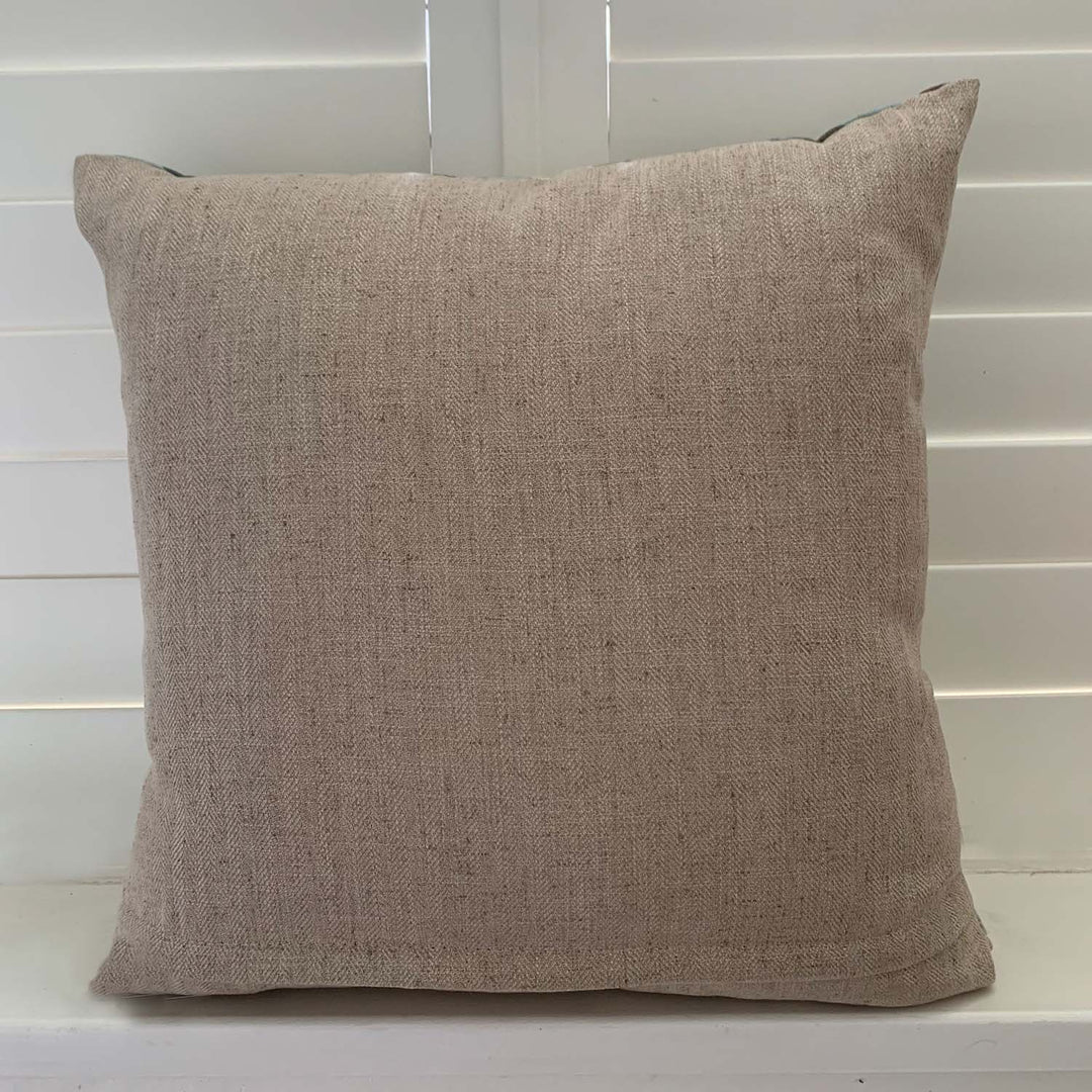 Gum leaf linen Cushion