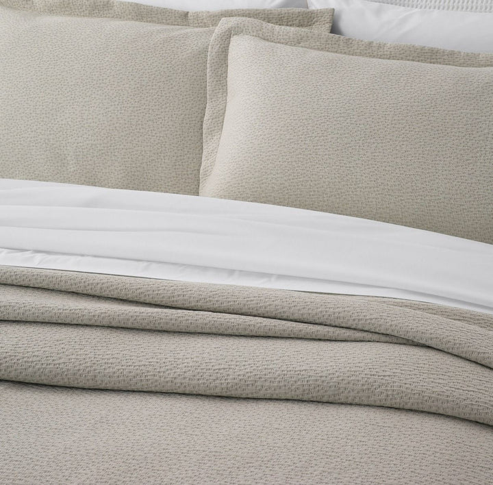 Porto Ecru Cotton Bedspread Set