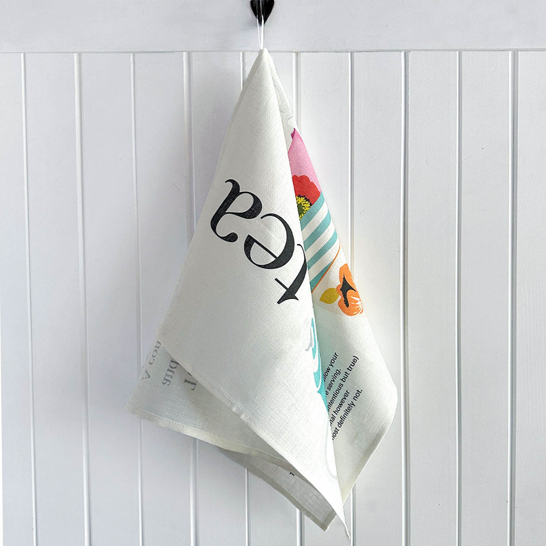 A Perfect Cup Linen Tea Towel