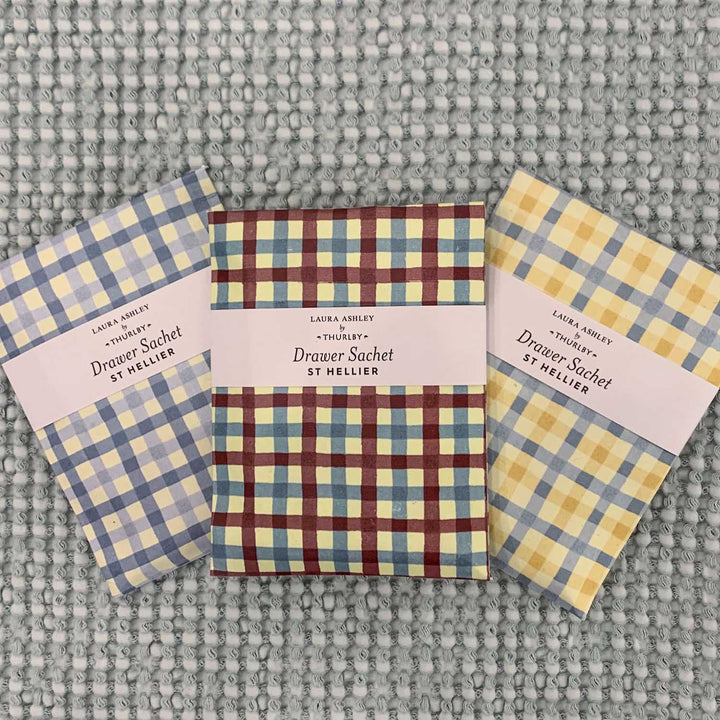 Laura Ashley Plaid Drawer Sachet