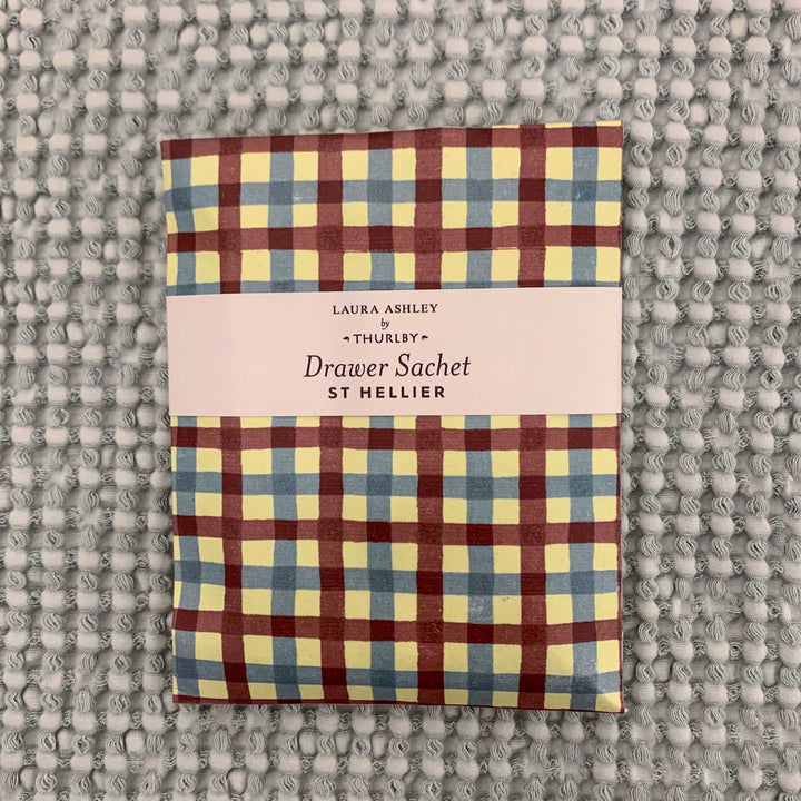 Laura Ashley Plaid Drawer Sachet