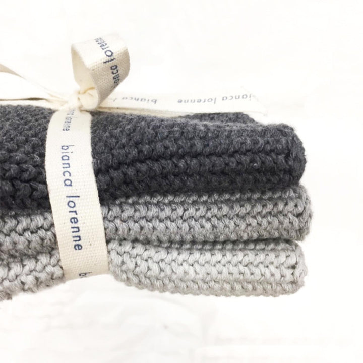 Wash Cloth Set Charcoal