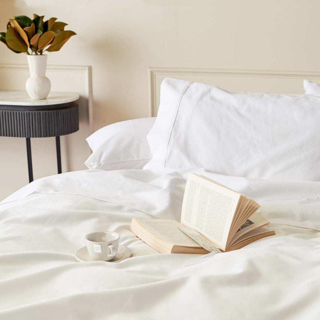 Egyptian Cotton Flat Sheet White