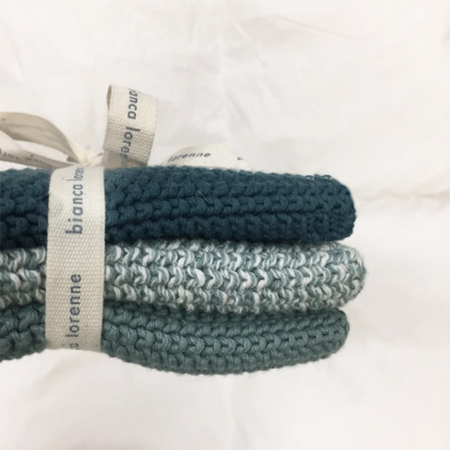 Wash Cloth Set Teal